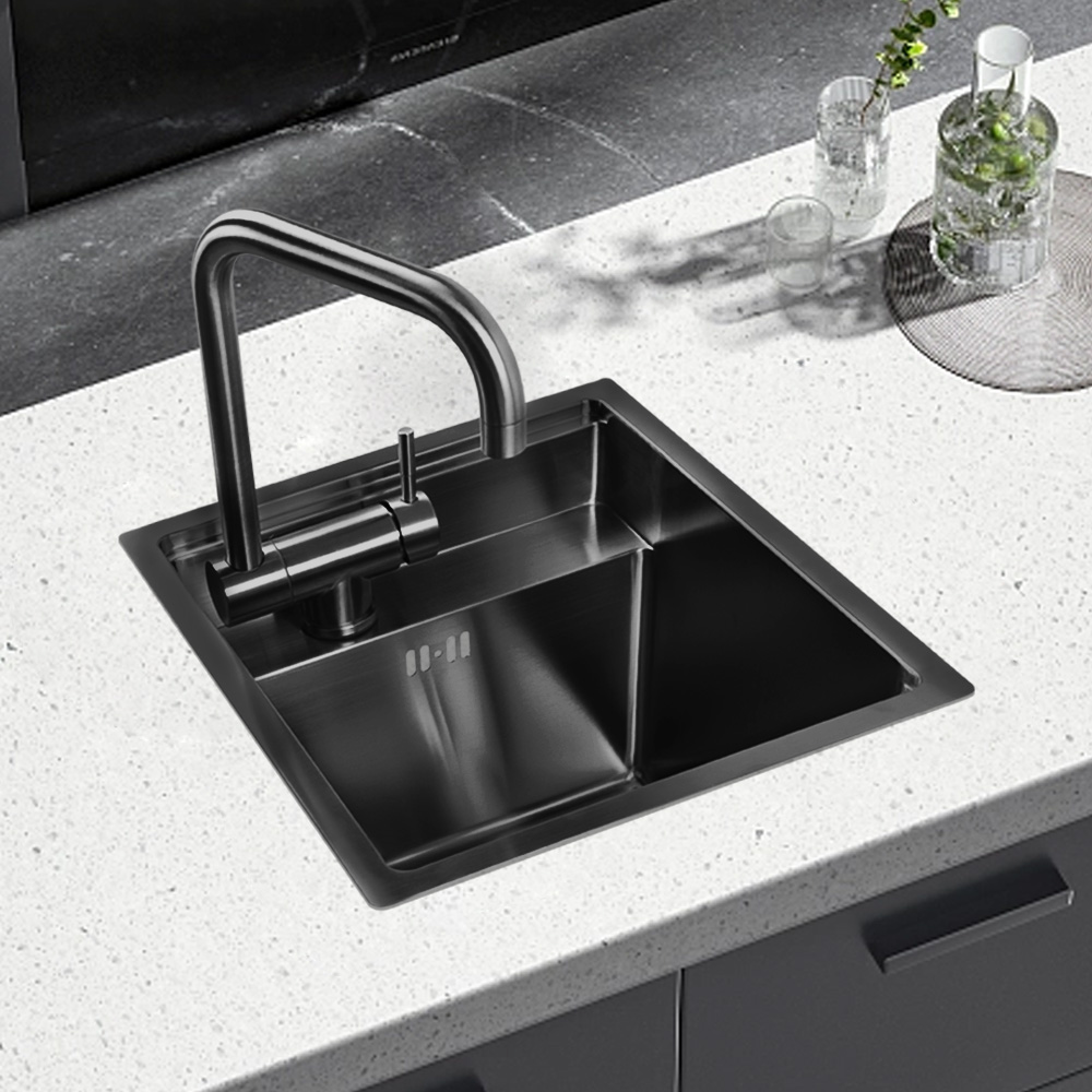 Faucet - Pia de Cozinha Retangular Única Artesanal