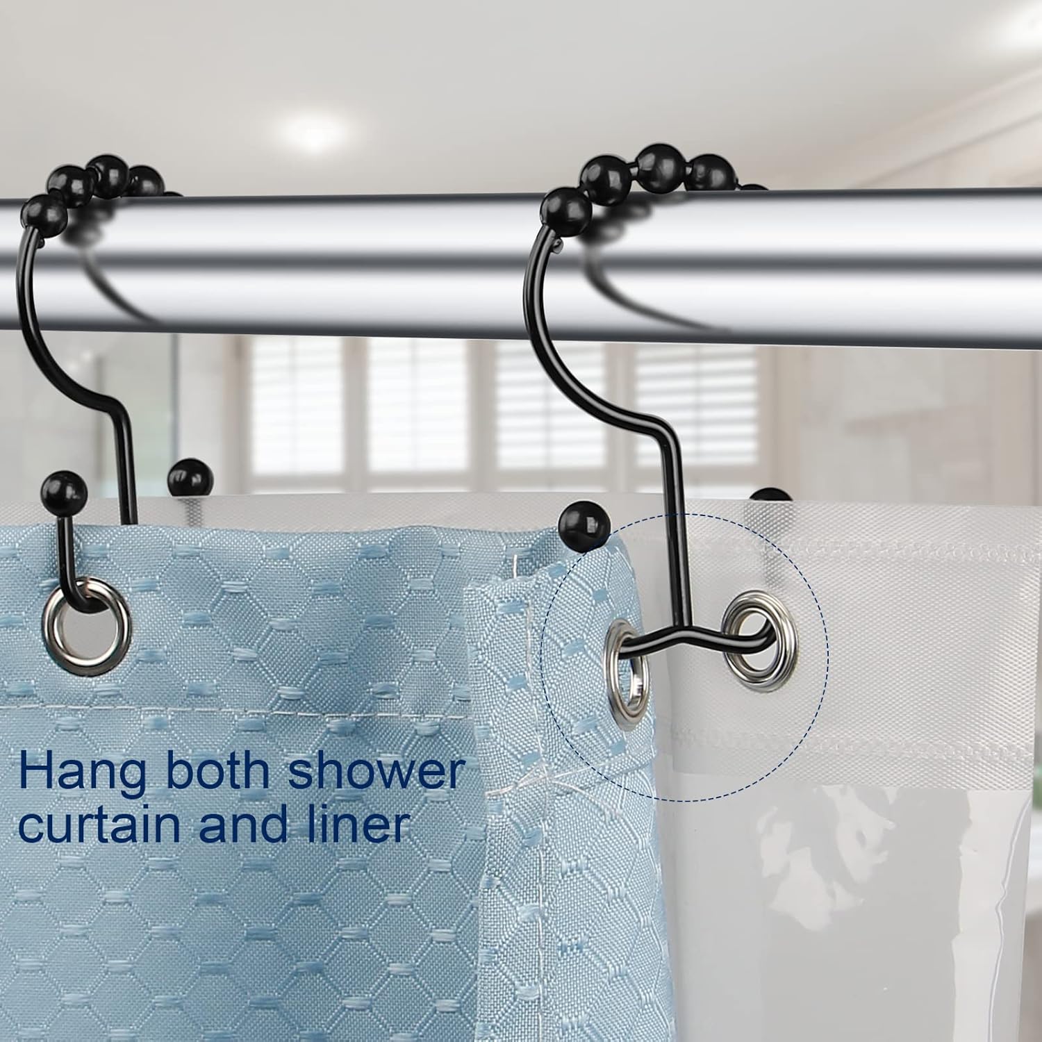 Gancho para Cortina de Chuveir - Curtain Rods avaliação e preço