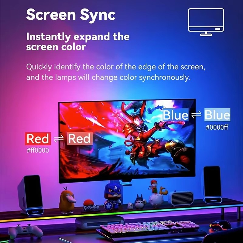 Fita de Luz RGB para Jogos, Il - Led Strip Lights avaliação e preço