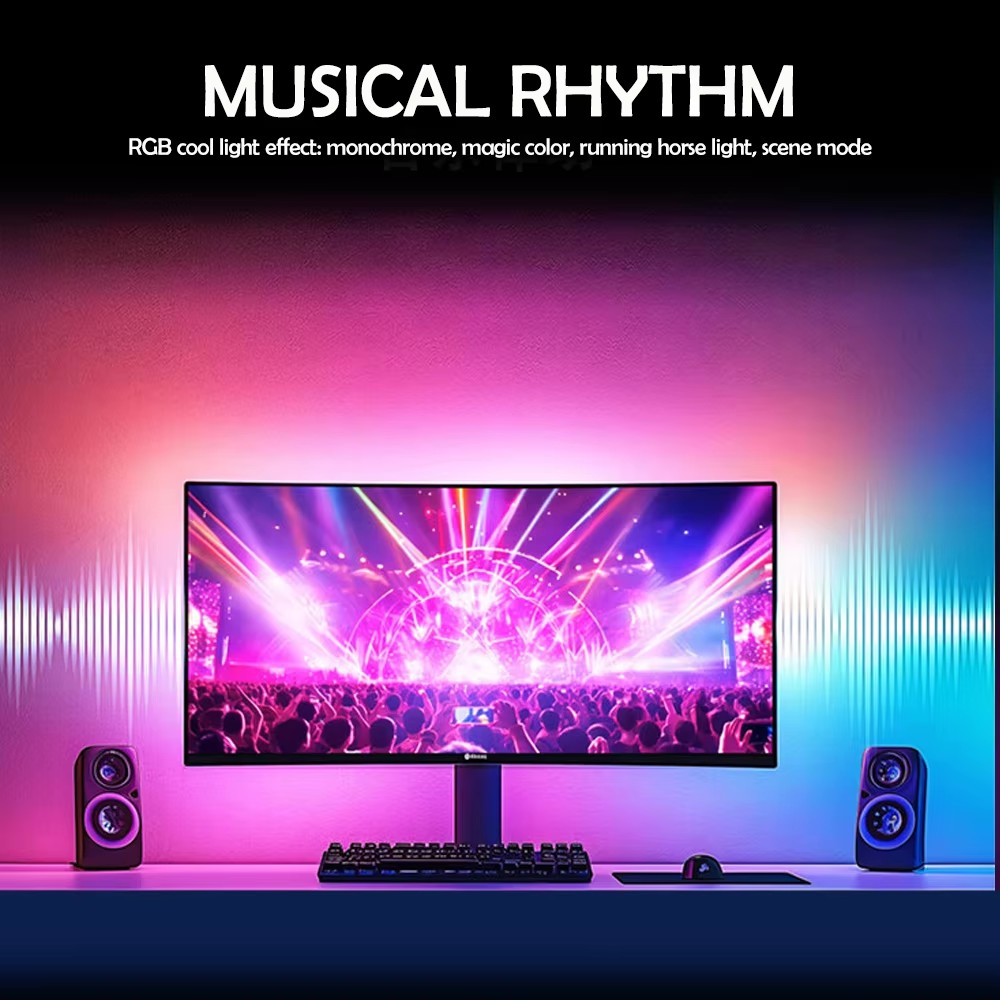 Fita de Luz RGB para Jogos, Il - Led Strip Lights avaliação e preço