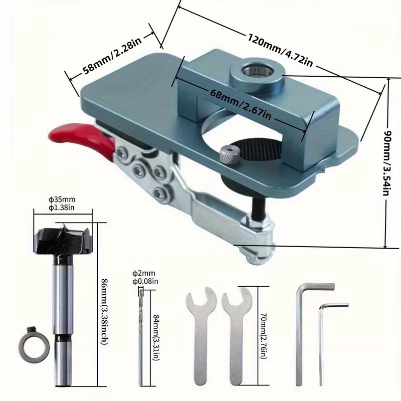Guia de perfuração de precisão - Cabinet Hinges avaliação e preço