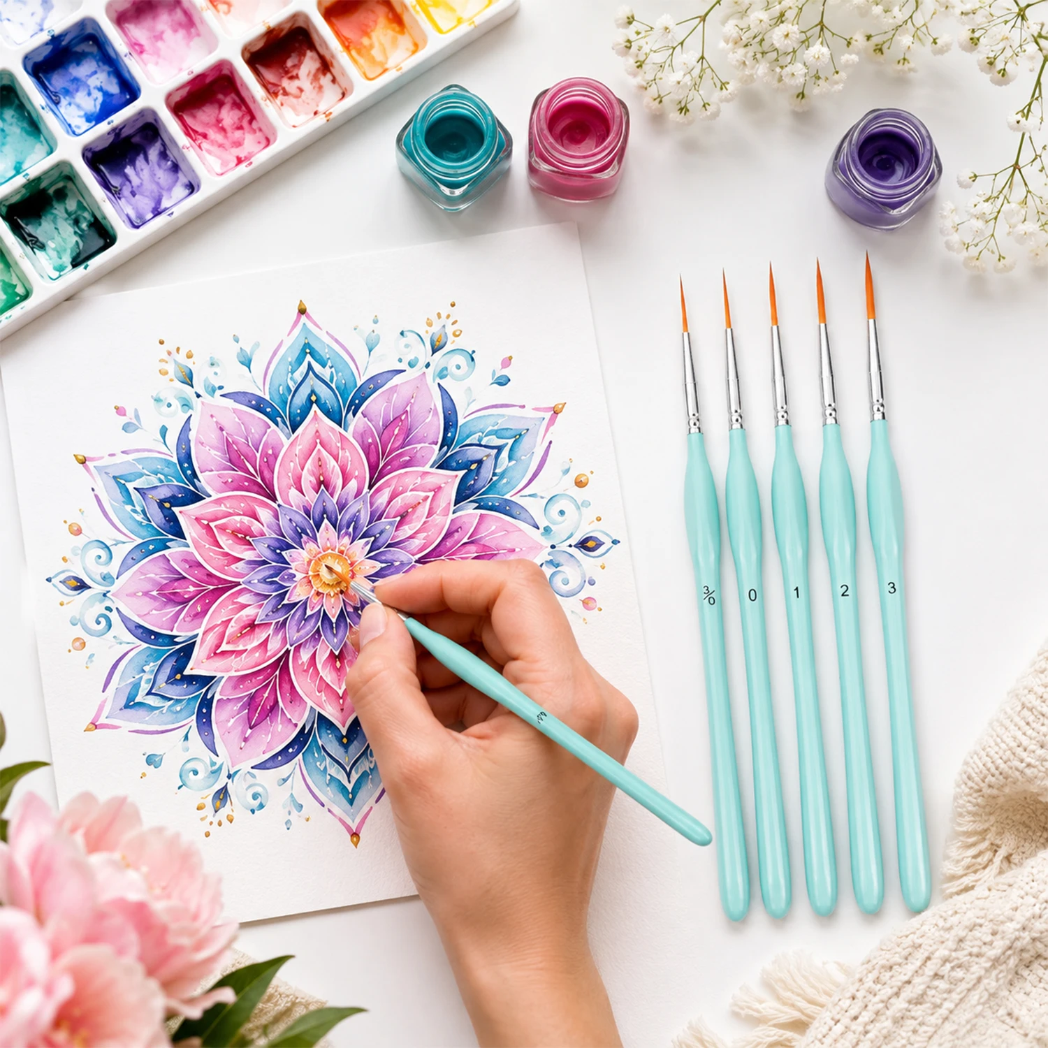 Conjunto de 6 Pincéis de Pintu - Paint Brush avaliação e preço