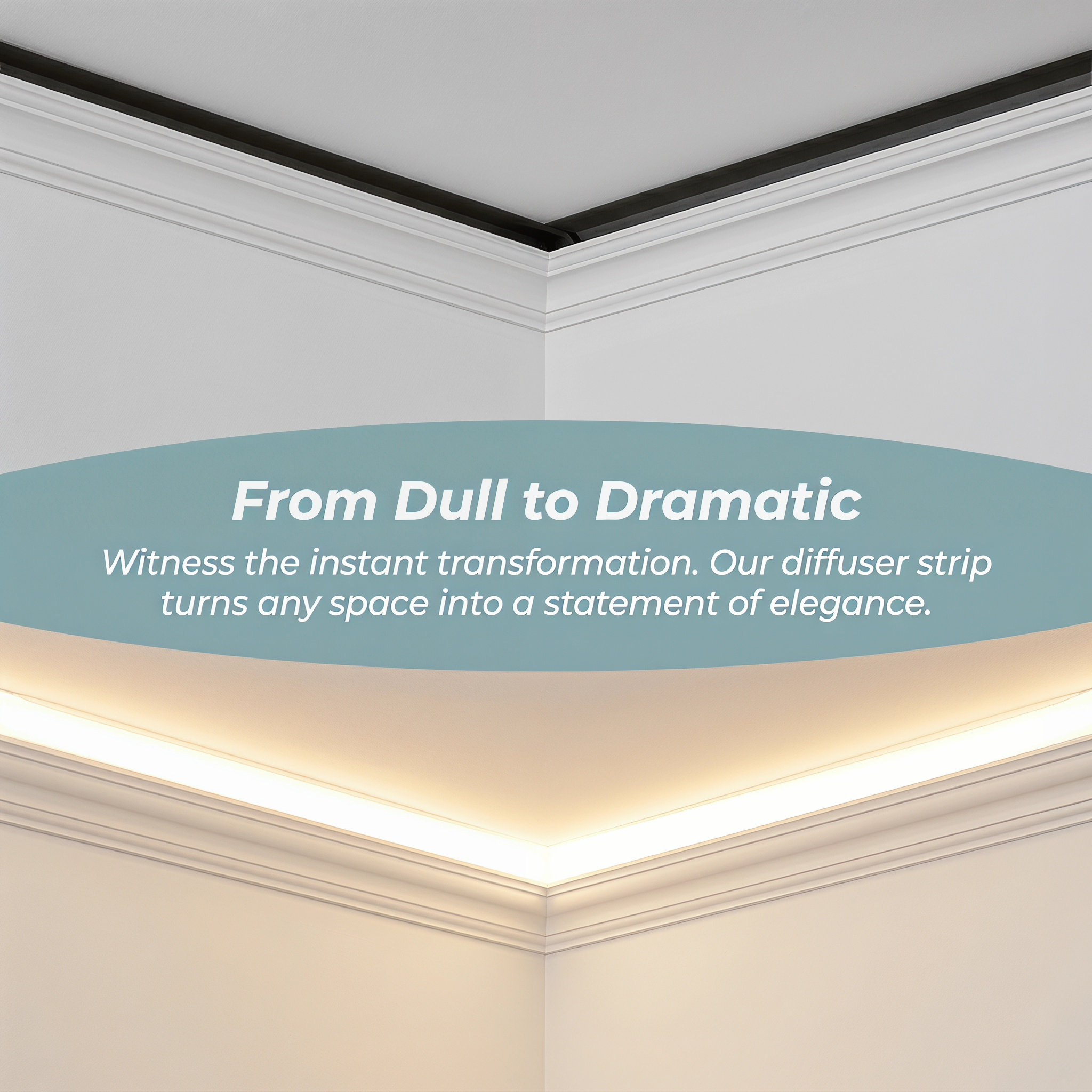 Fita difusora de luz LED, pain - Led Strip Lights avaliação e preço